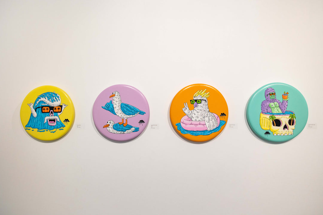 *SOLD* Floaty Carl the Cockie - Original Painting