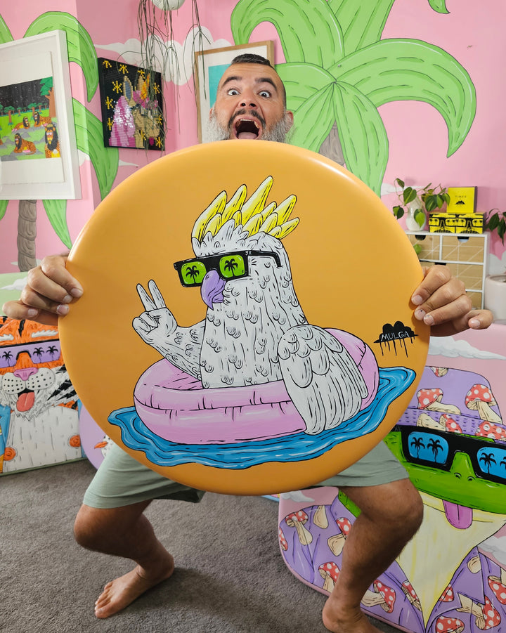 *SOLD* Floaty Carl the Cockie - Original Painting