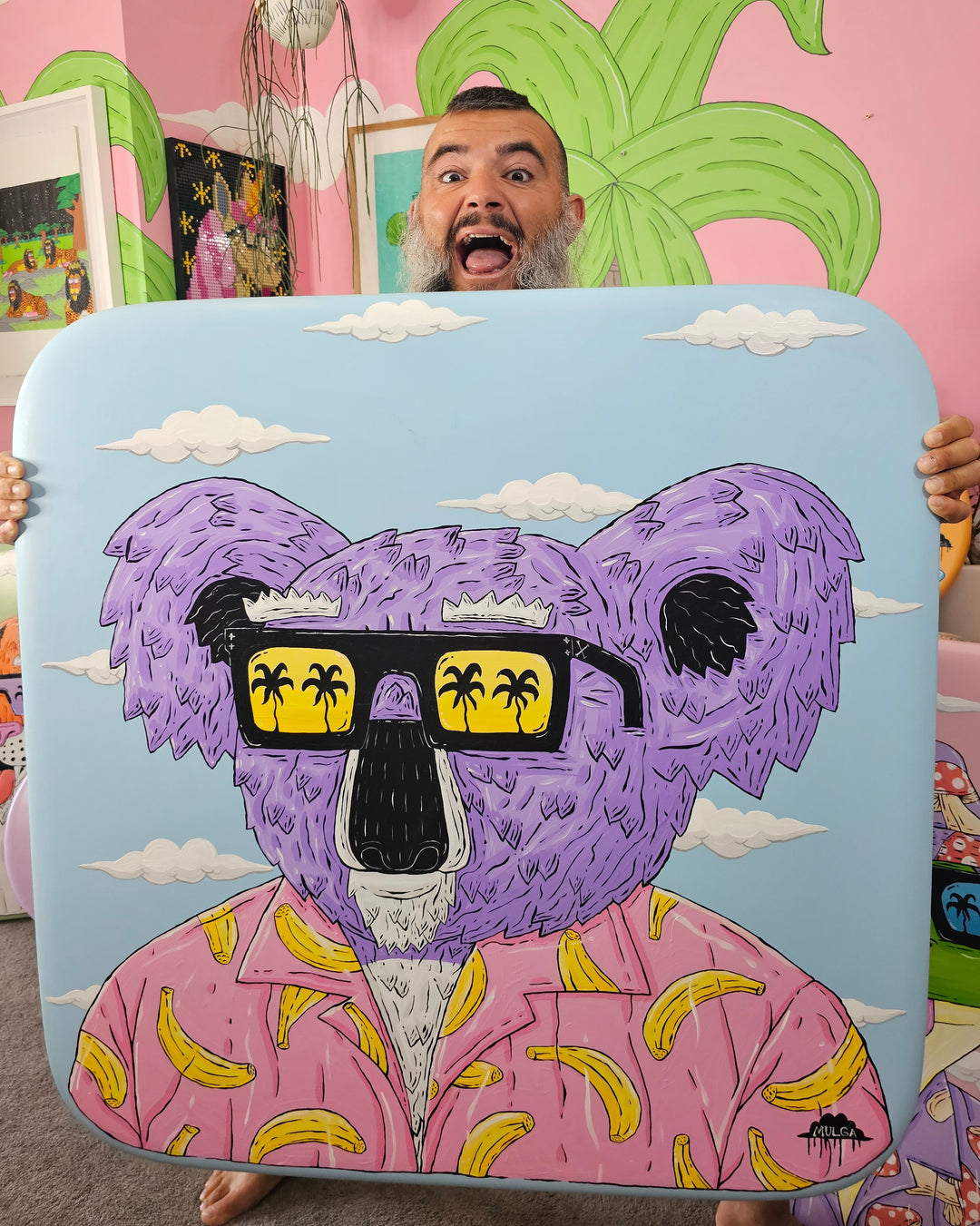 *SOLD* Banana Benny the Koala - Original Painting
