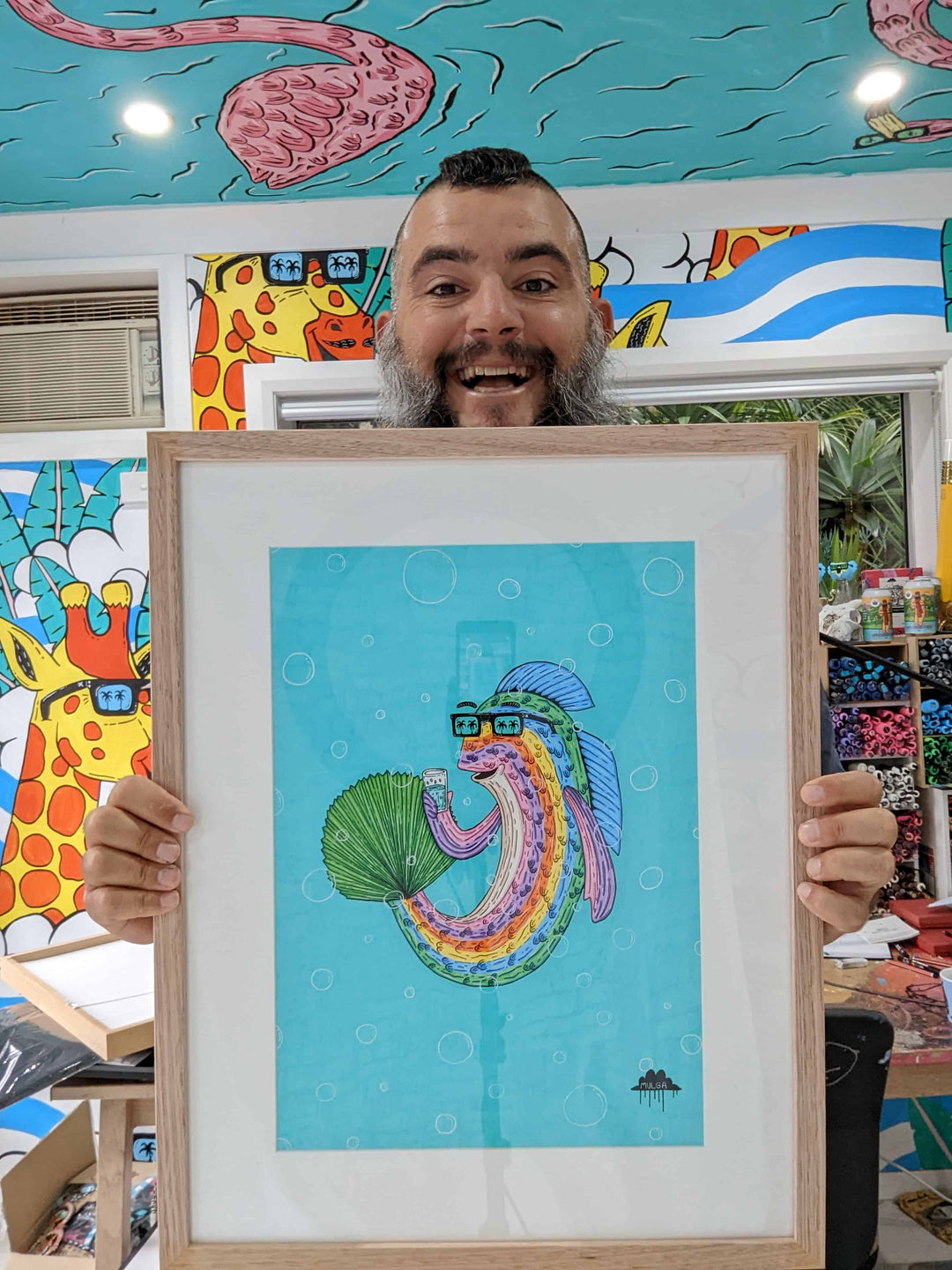 Danny the Daintree Rainbow Fish - Original Painting