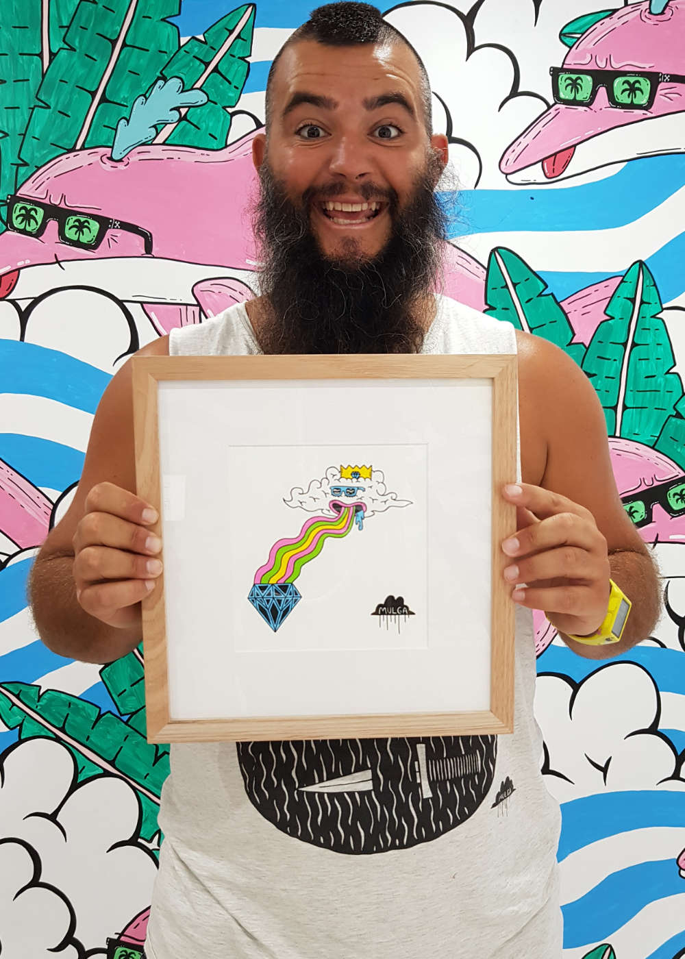 *SOLD* Carl the Cloud - Original Painting