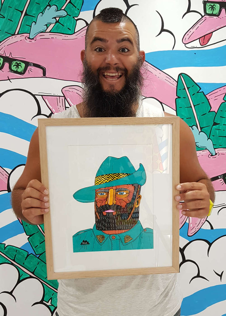 *SOLD* Davey the Digger - Original Painting