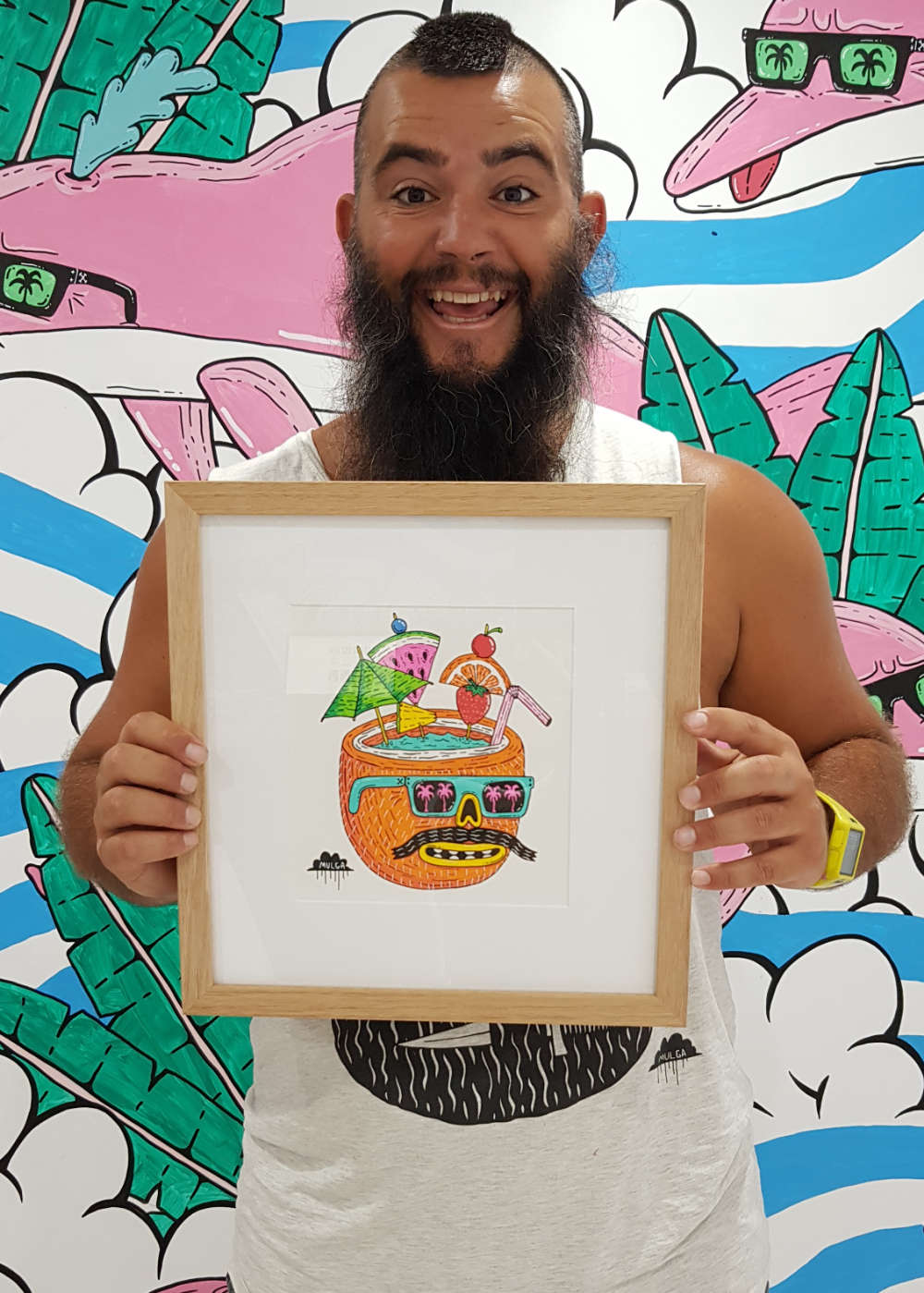 *SOLD* Coconut Head Fred - Original Painting