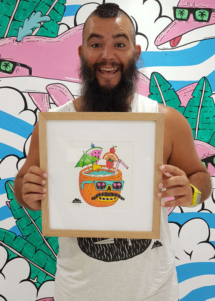 *SOLD* Coconut Head Fred - Original Painting