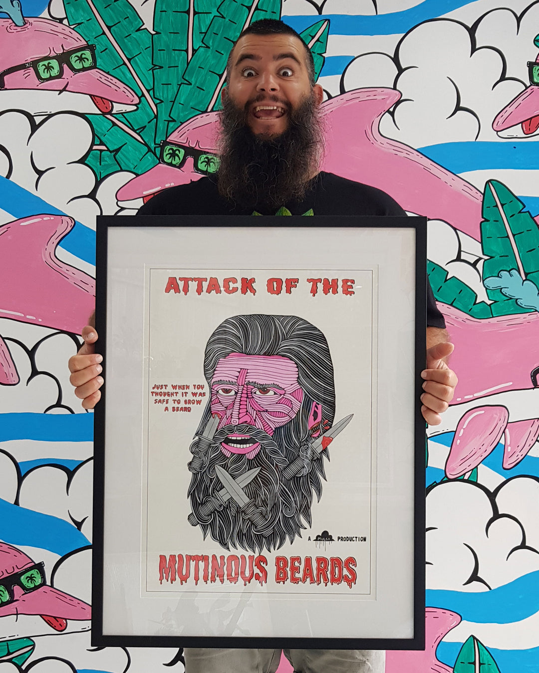 *SOLD* Attack of the Mutinous Beards - Original Painting