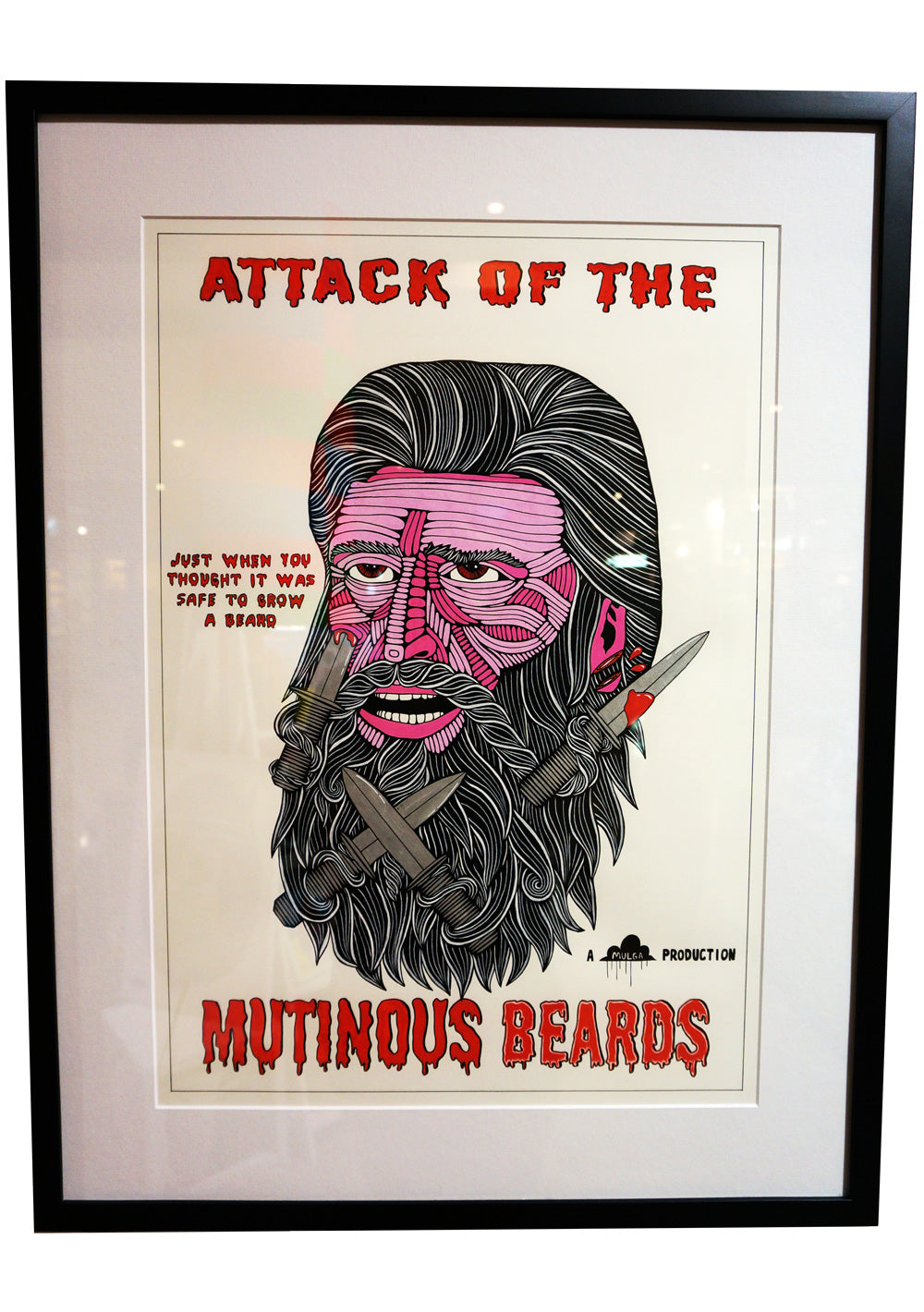 *SOLD* Attack of the Mutinous Beards - Original Painting