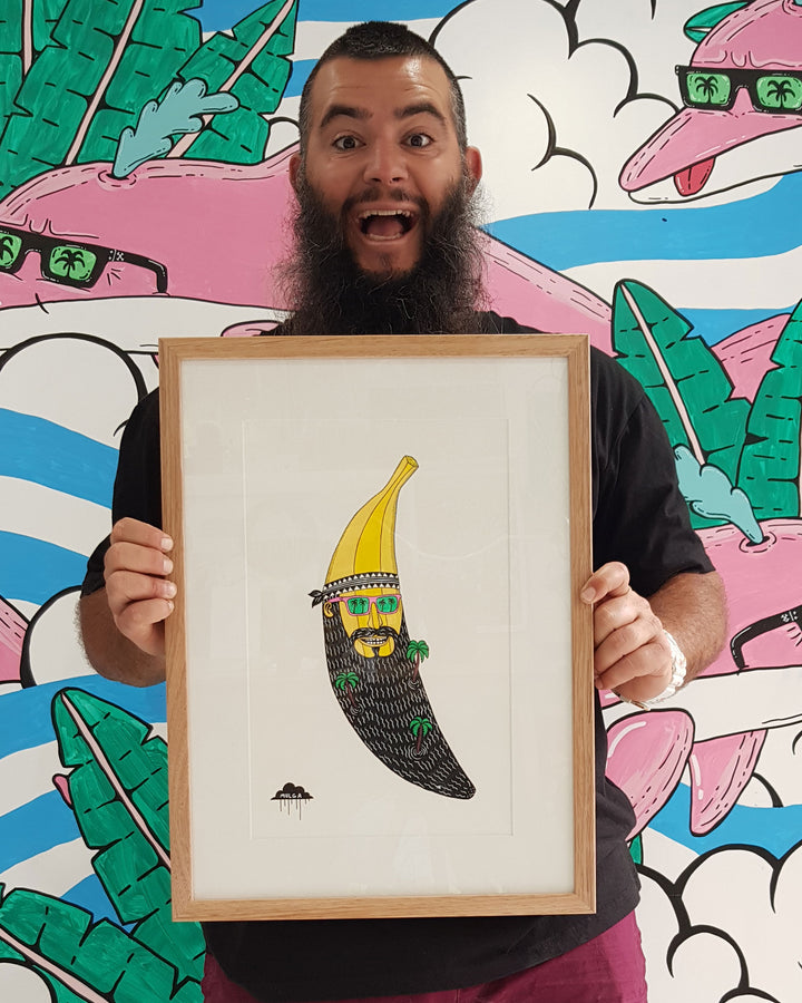 *SOLD* Banana Beard Bob - Original Painting