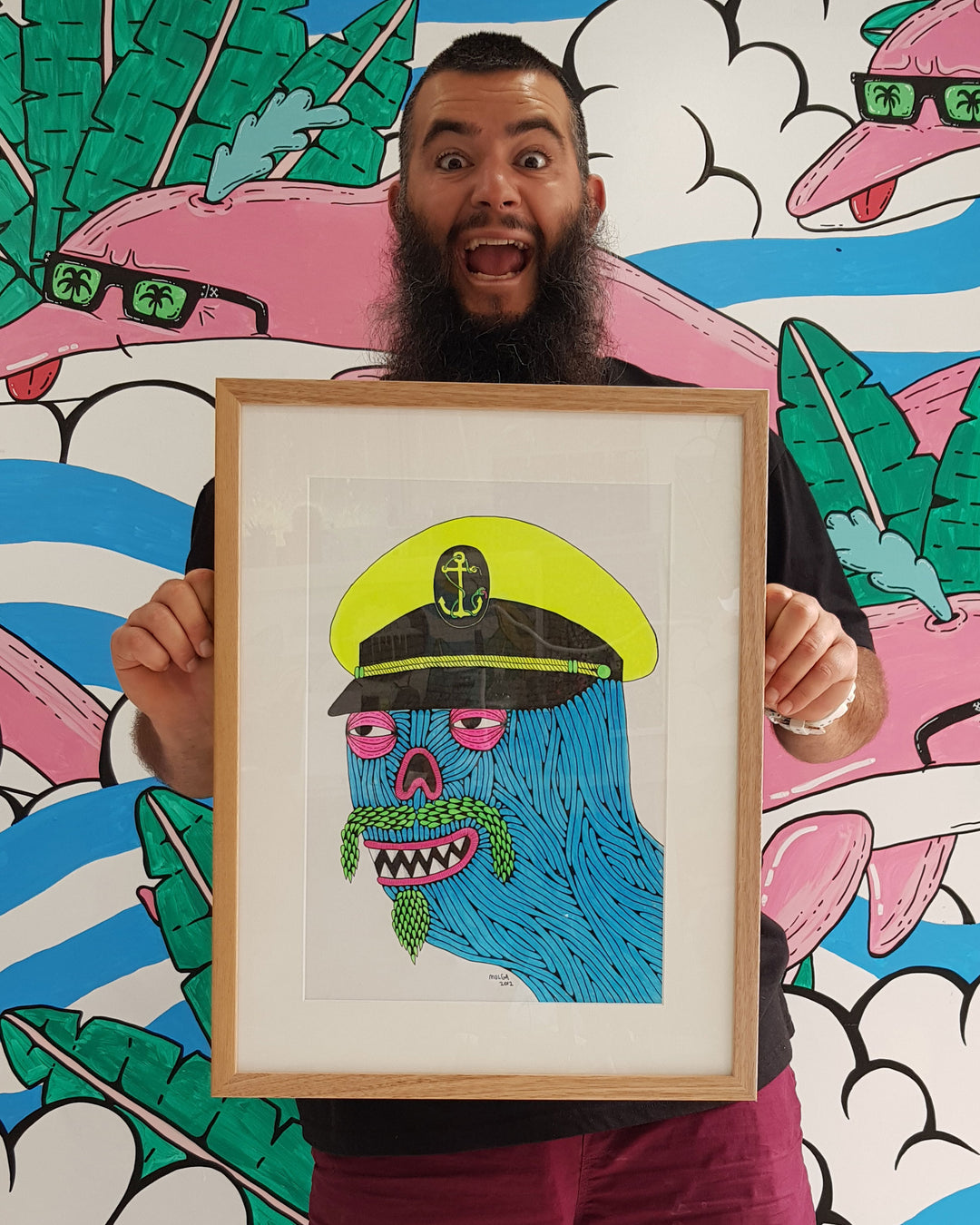 *SOLD* Captain Crook the Shady Zombie - Original Painting