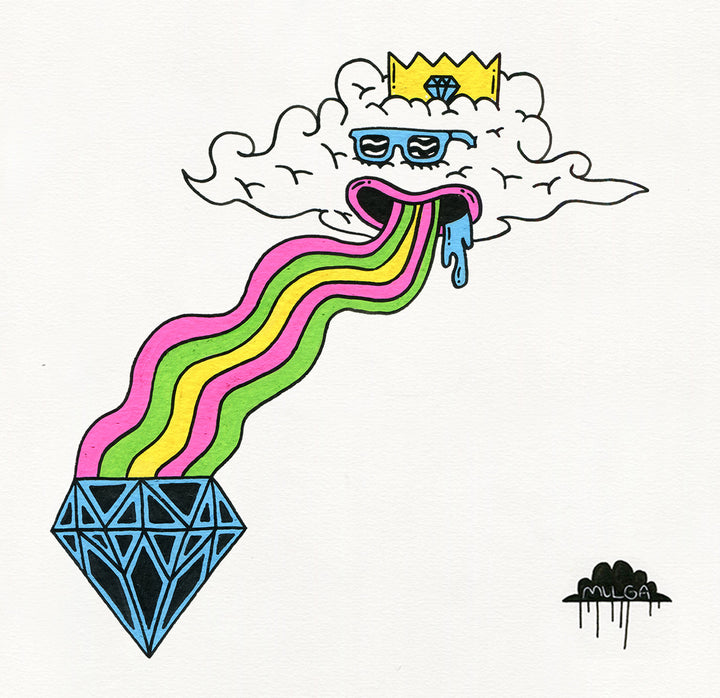 *SOLD* Carl the Cloud - Original Painting