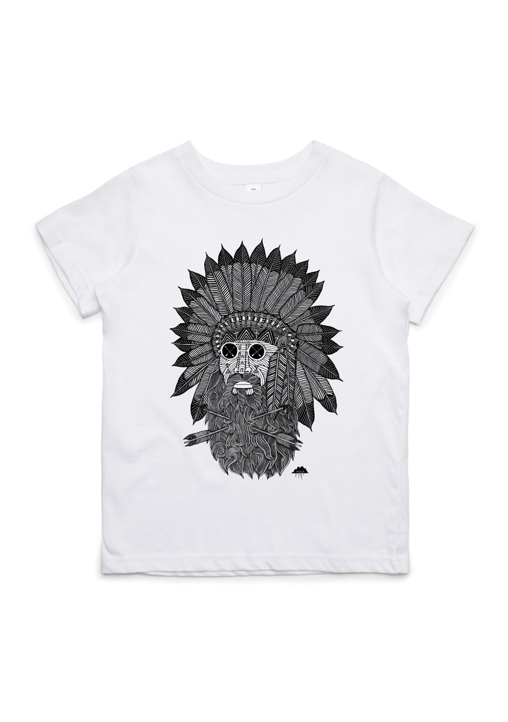 Chief Great Beard - Kids Tee - White