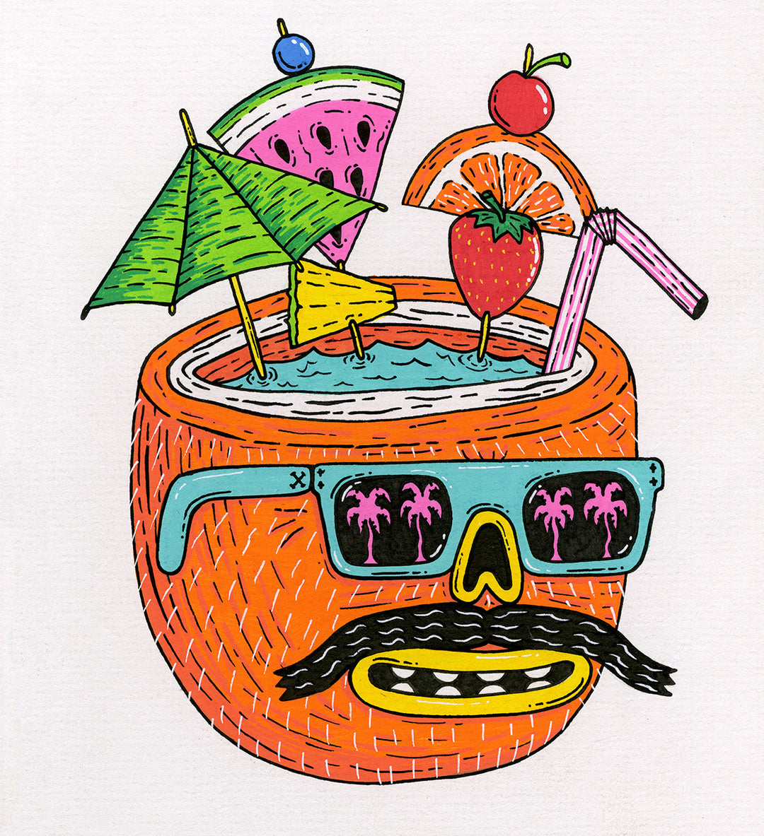 *SOLD* Coconut Head Fred - Original Painting