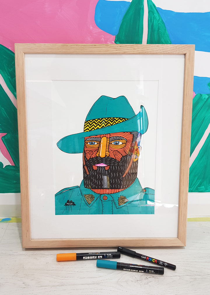 *SOLD* Davey the Digger - Original Painting