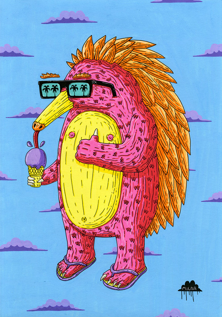 *SOLD* Eric the Echidna - Original Painting