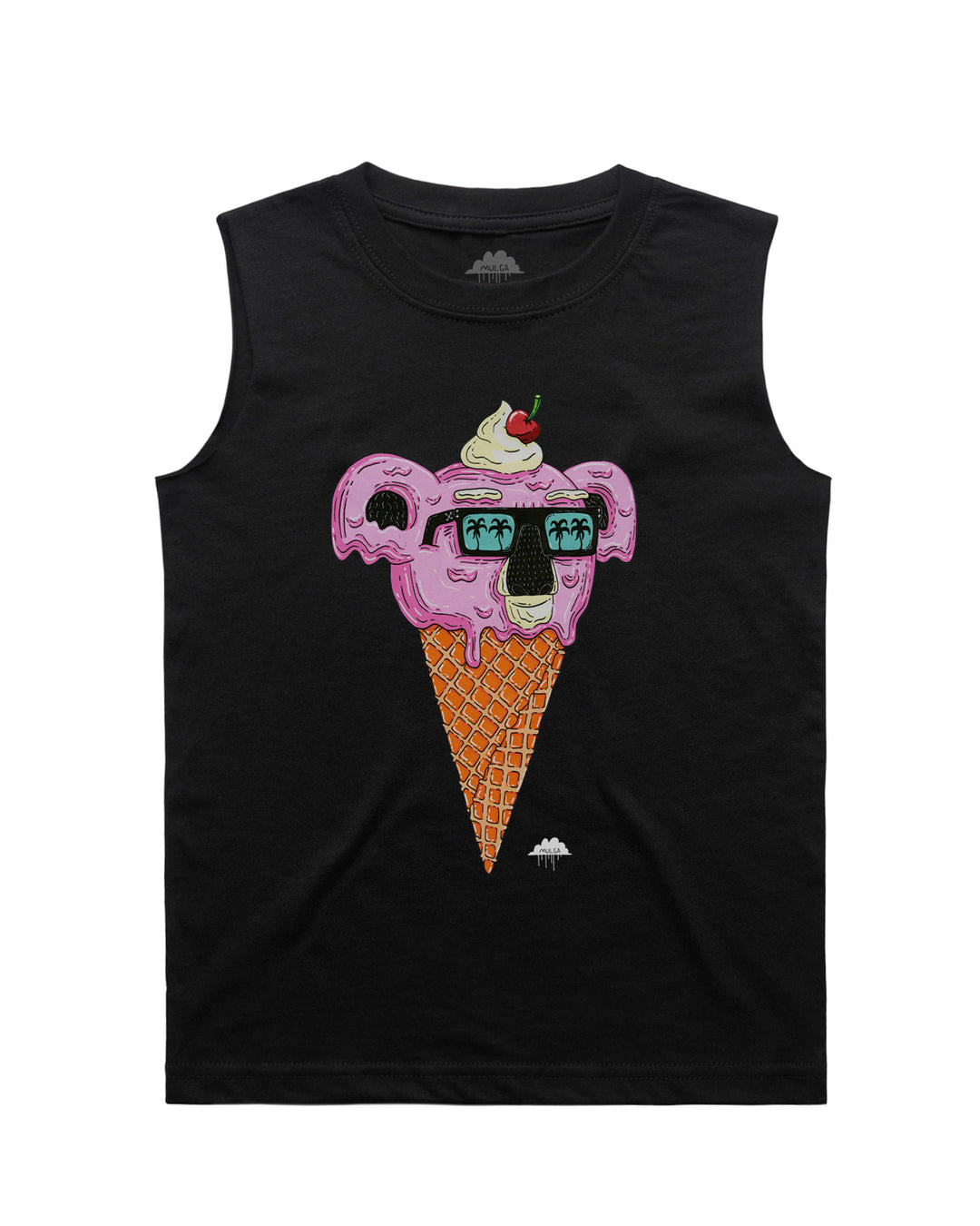 Kimbo the Koala - Kids Tank - Black