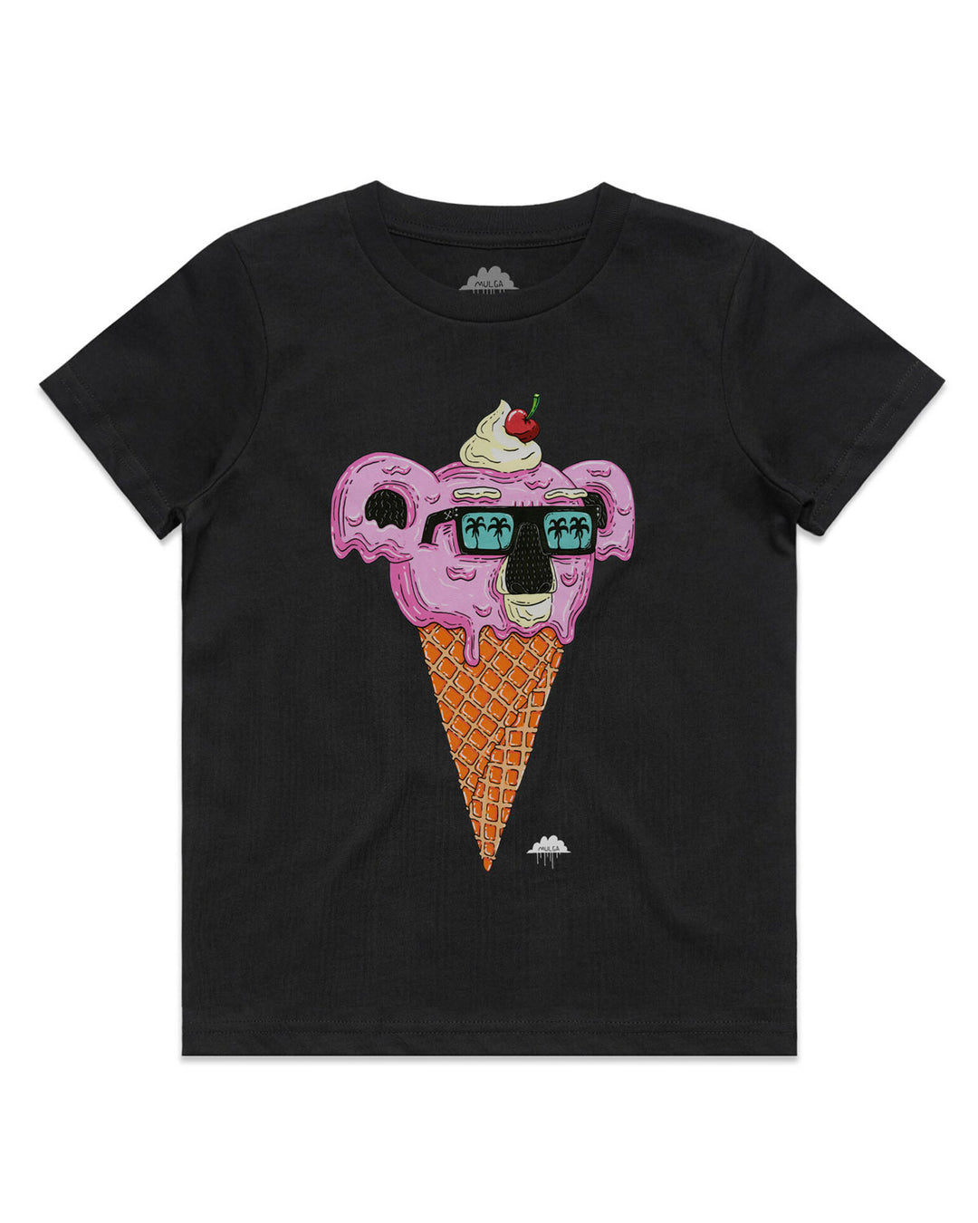 Kimbo the Koala - Kids Tee - Black