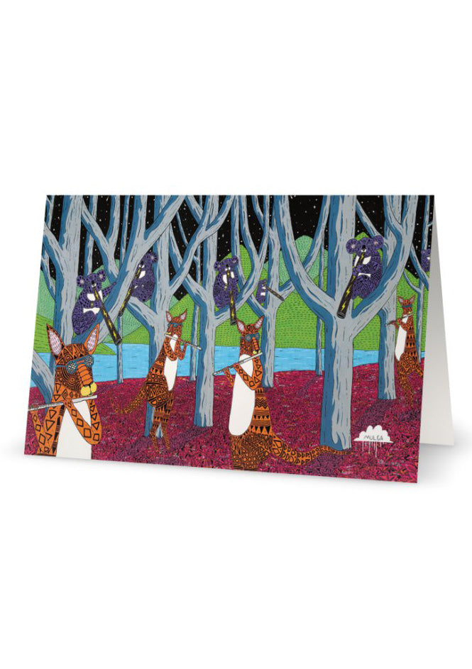 Koalas in Trees-Greeting Card