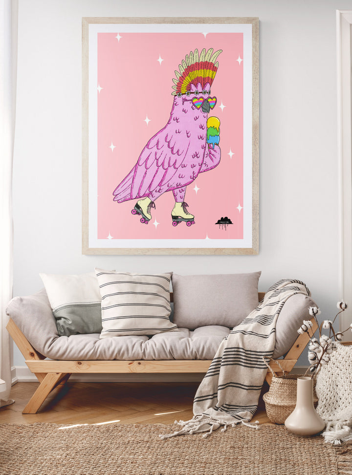 Carlie the Cockatoo - Fine Art Print