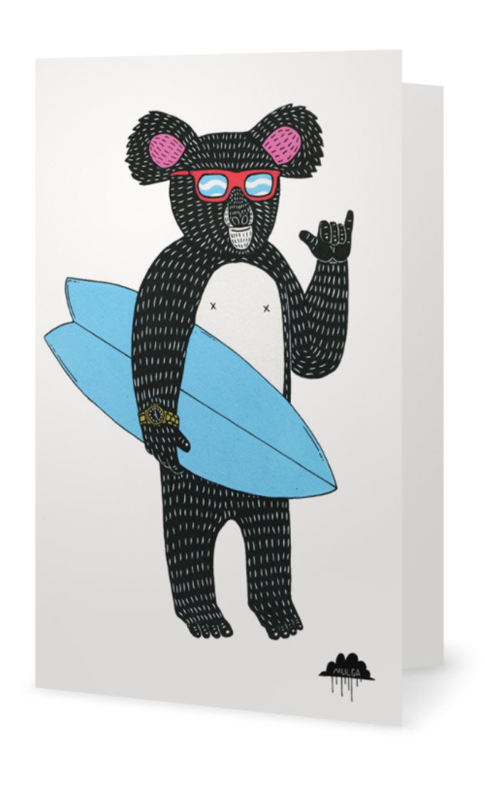 Rod the Rad Koala-Greeting Card