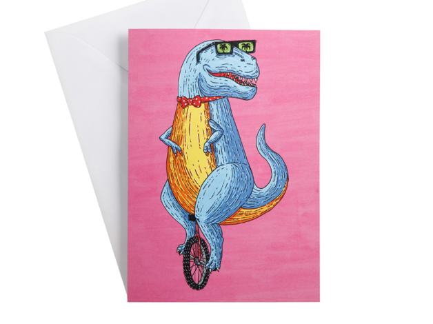 Tony the T-Rex - Greeting Card