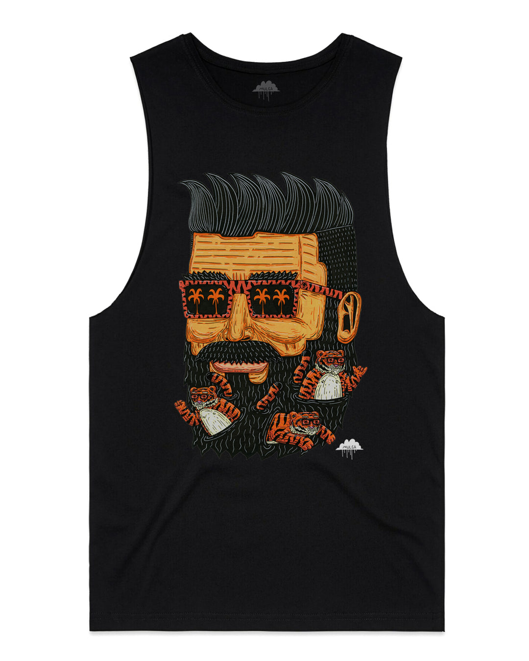 Tiger Beard Brenden - Men's Tank - Black