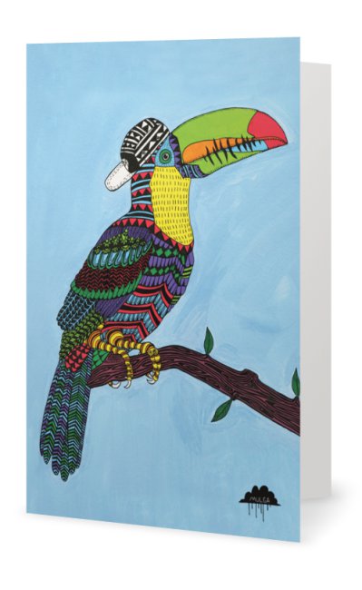 Timothy the Toucan-Greeting Card