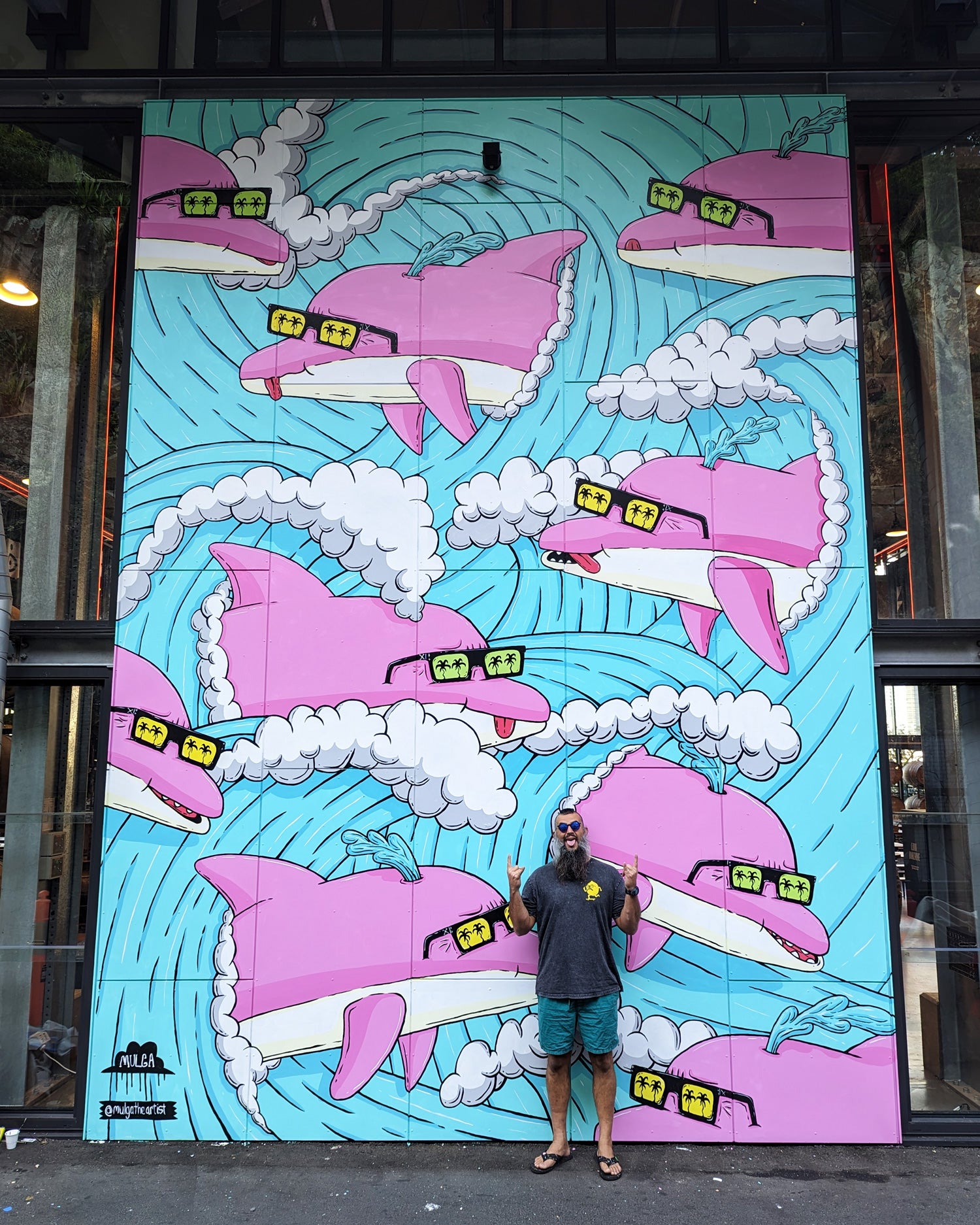 Brisbane Street Art Festival, QLD Mulga The Artist