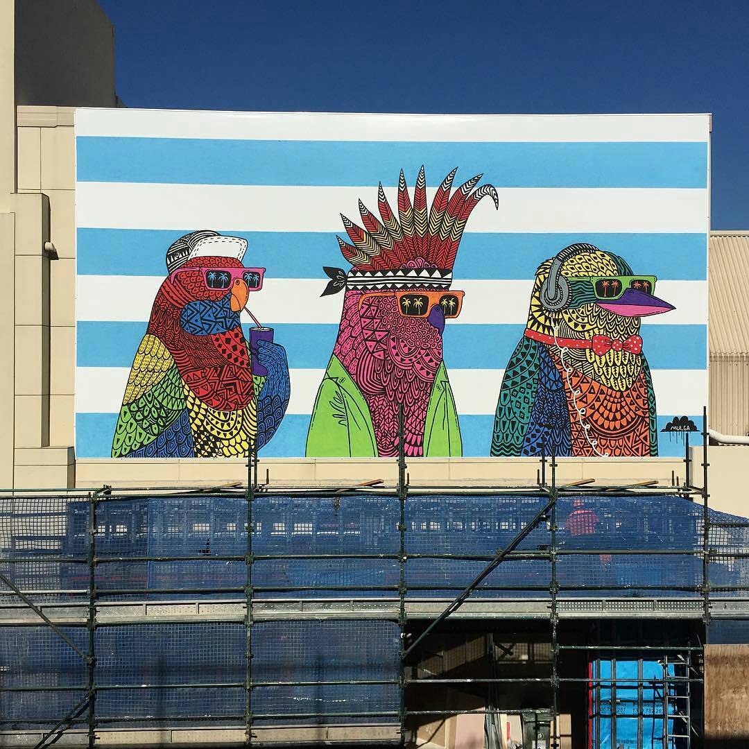 Three Rad Birds, Broadway Shopping Centre, NSW.