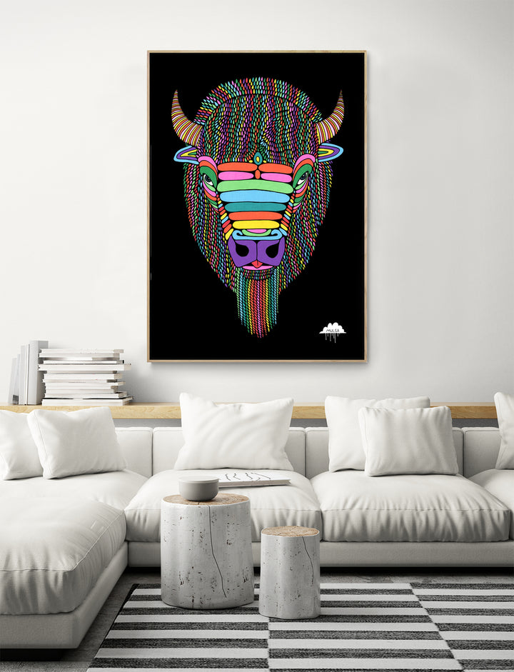 Barry the Bison - Fine Art Print