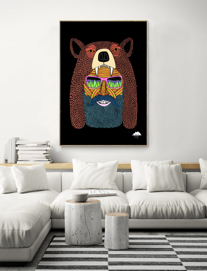 Bear Hat Bob - Fine Art Print