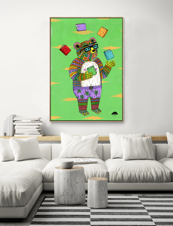 Booker the Bear - Fine Art Print