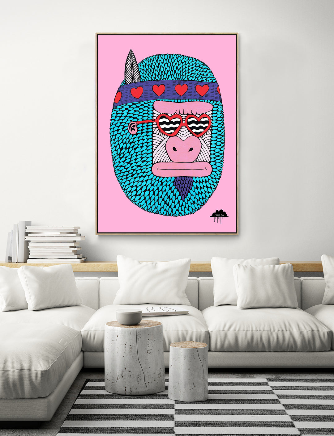 Camilla the Love Gorilla - Fine Art Print