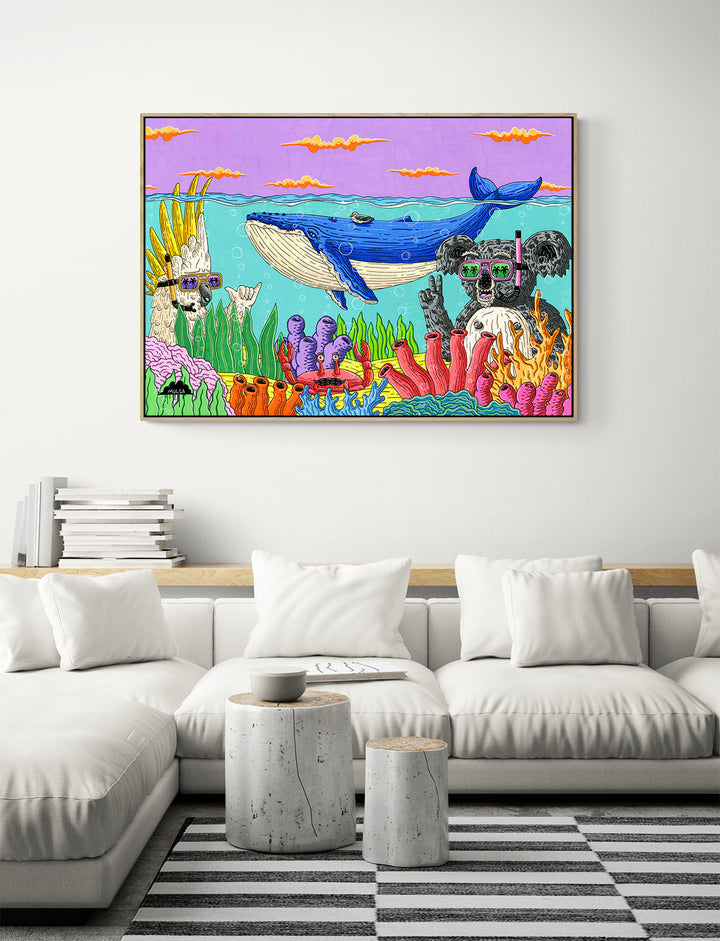 Snorkel Good Times - Fine Art Print