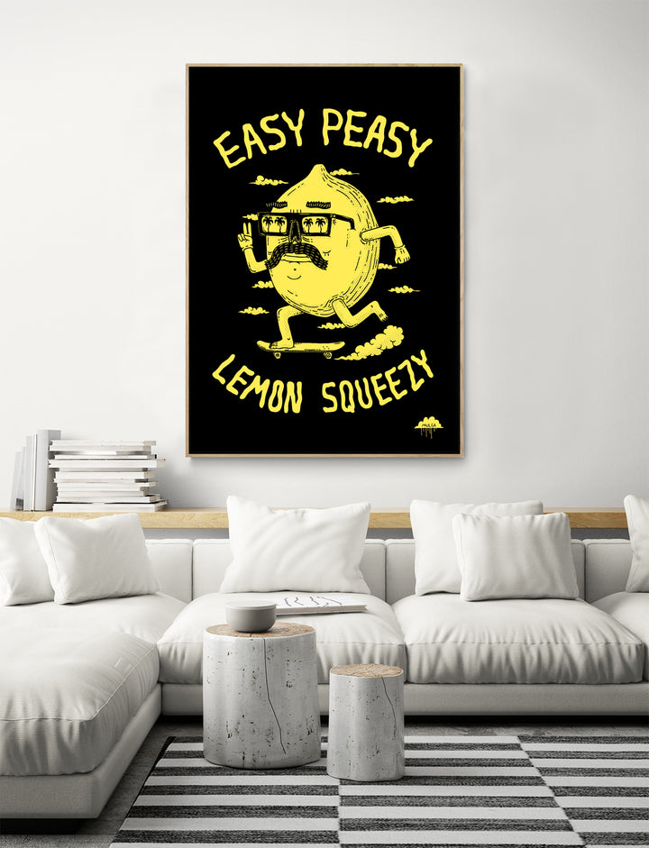 Easy Peasy Lemon Squeezy - Fine Art Print