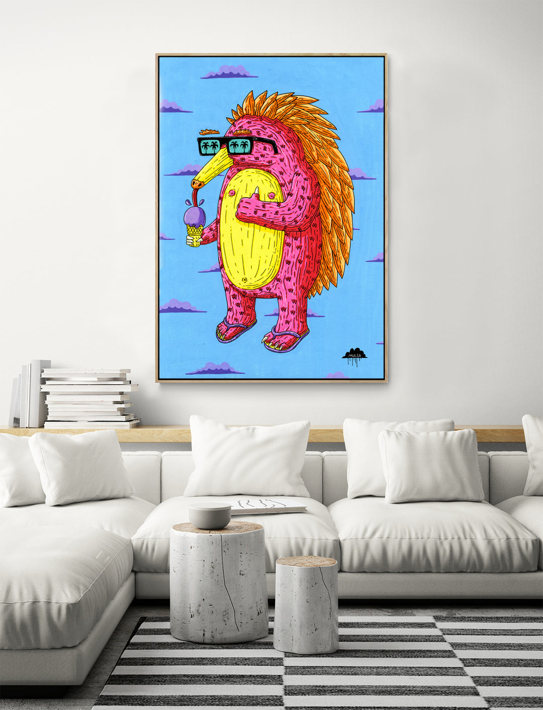 Eric the Echidna - Fine Art Print