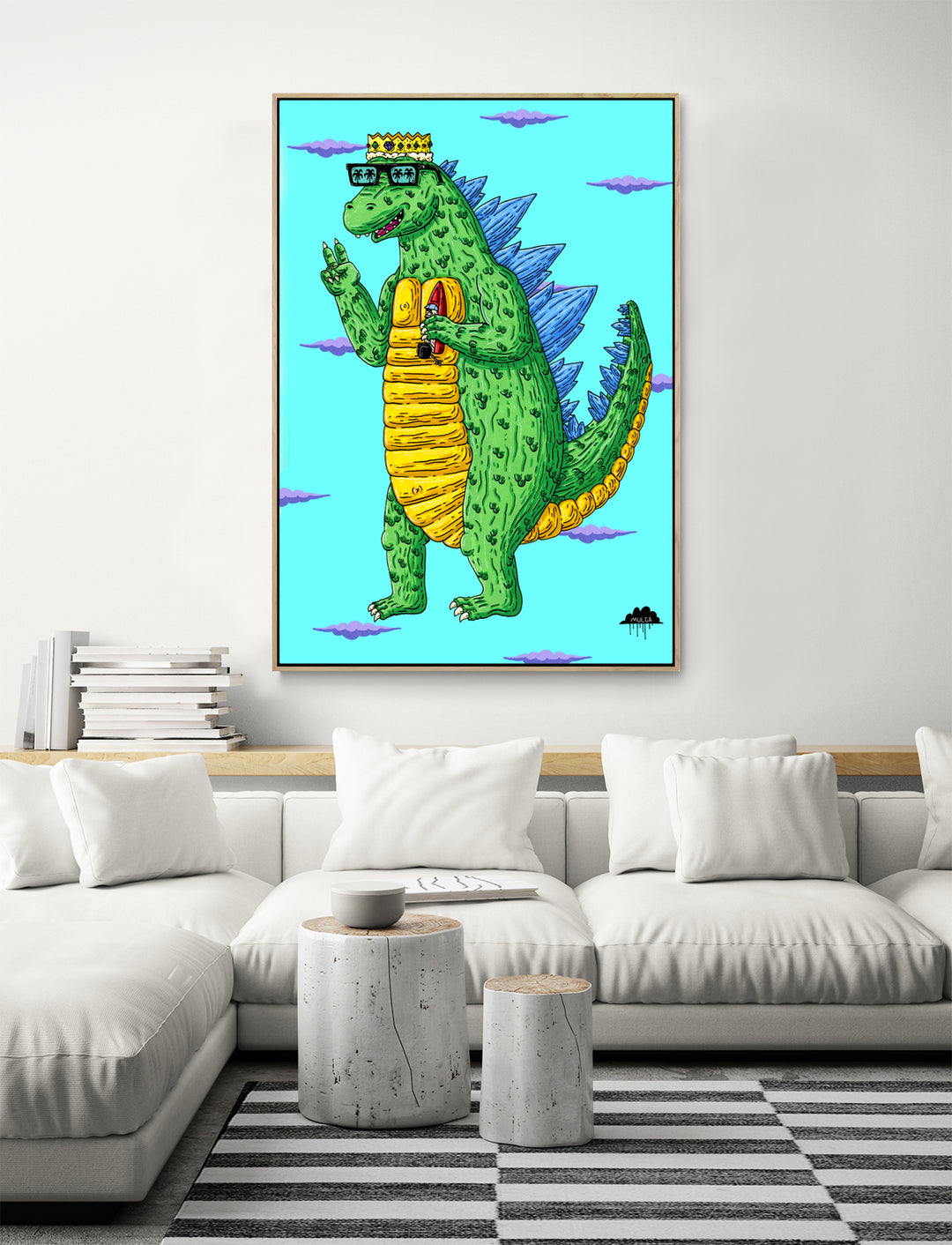 Garth the Godzilla - Fine Art Print