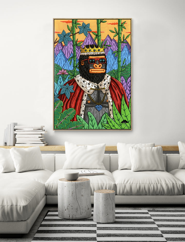 Gonzo the Gorilla King - Fine Art Print