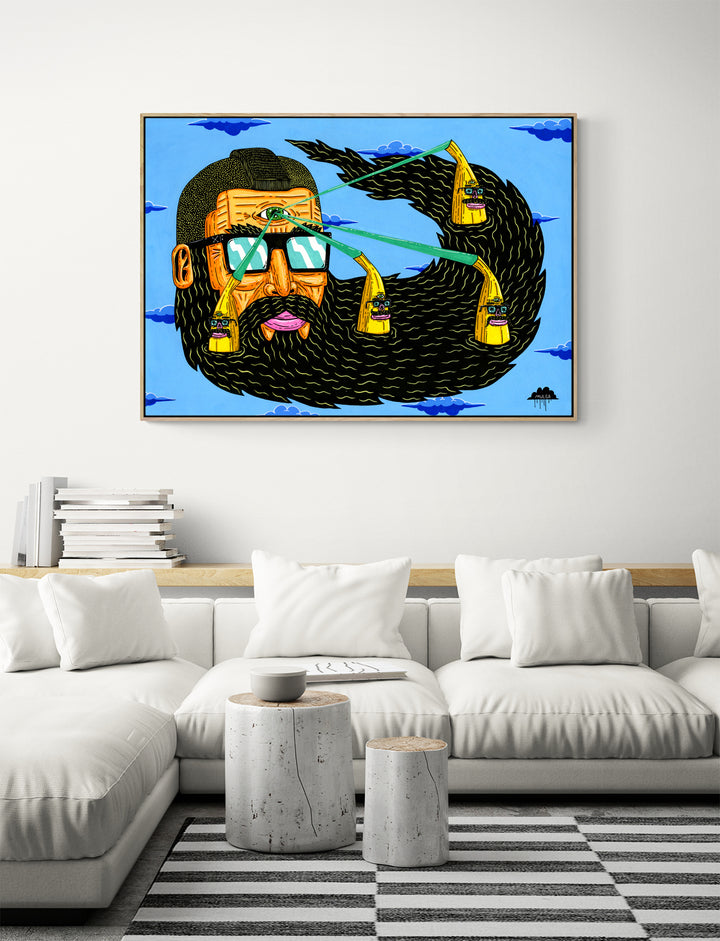 Laser Beam Larry - Fine Art Print