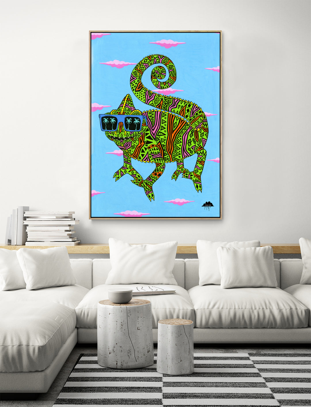 Leon the Chameleon - Fine Art Print