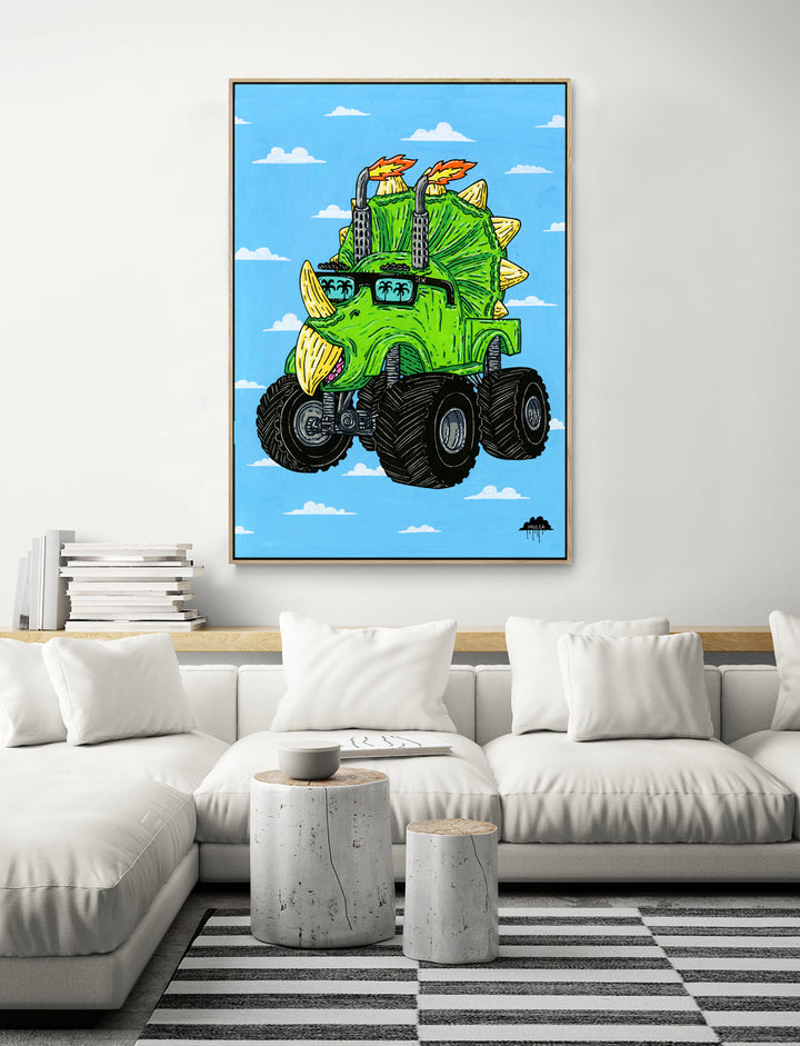 Louis the Monstertruck - Fine Art Print