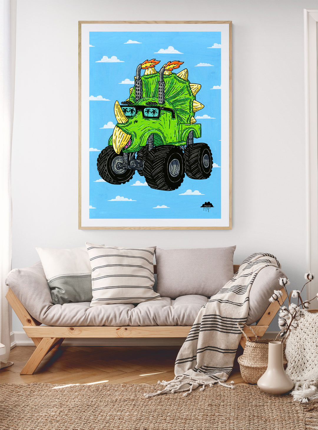 Louis the Monstertruck - Fine Art Print