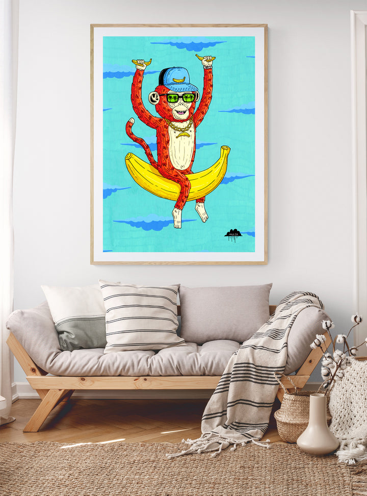 Mango the Monkey - Fine Art Print
