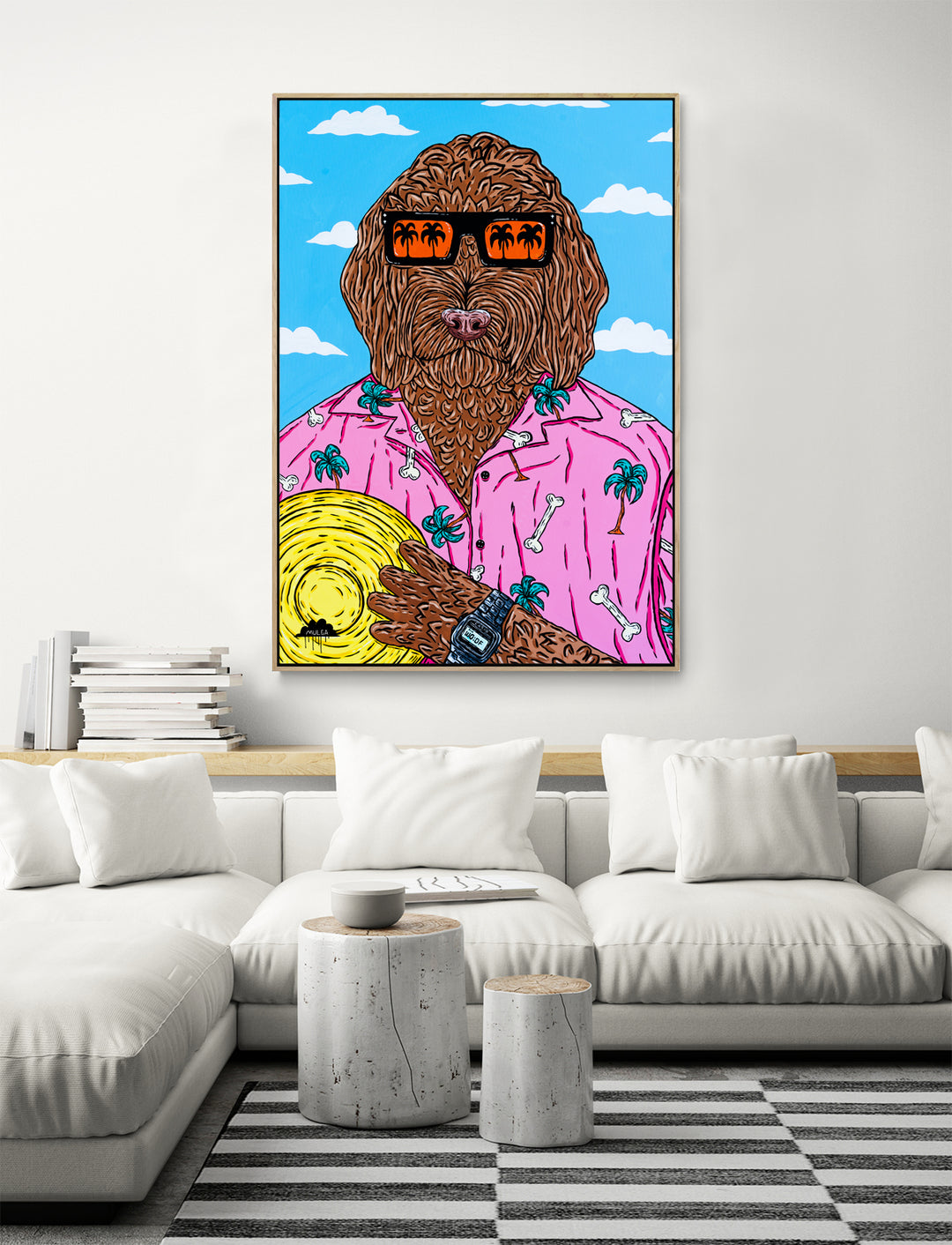 Max the Labradoodle - Fine Art Print