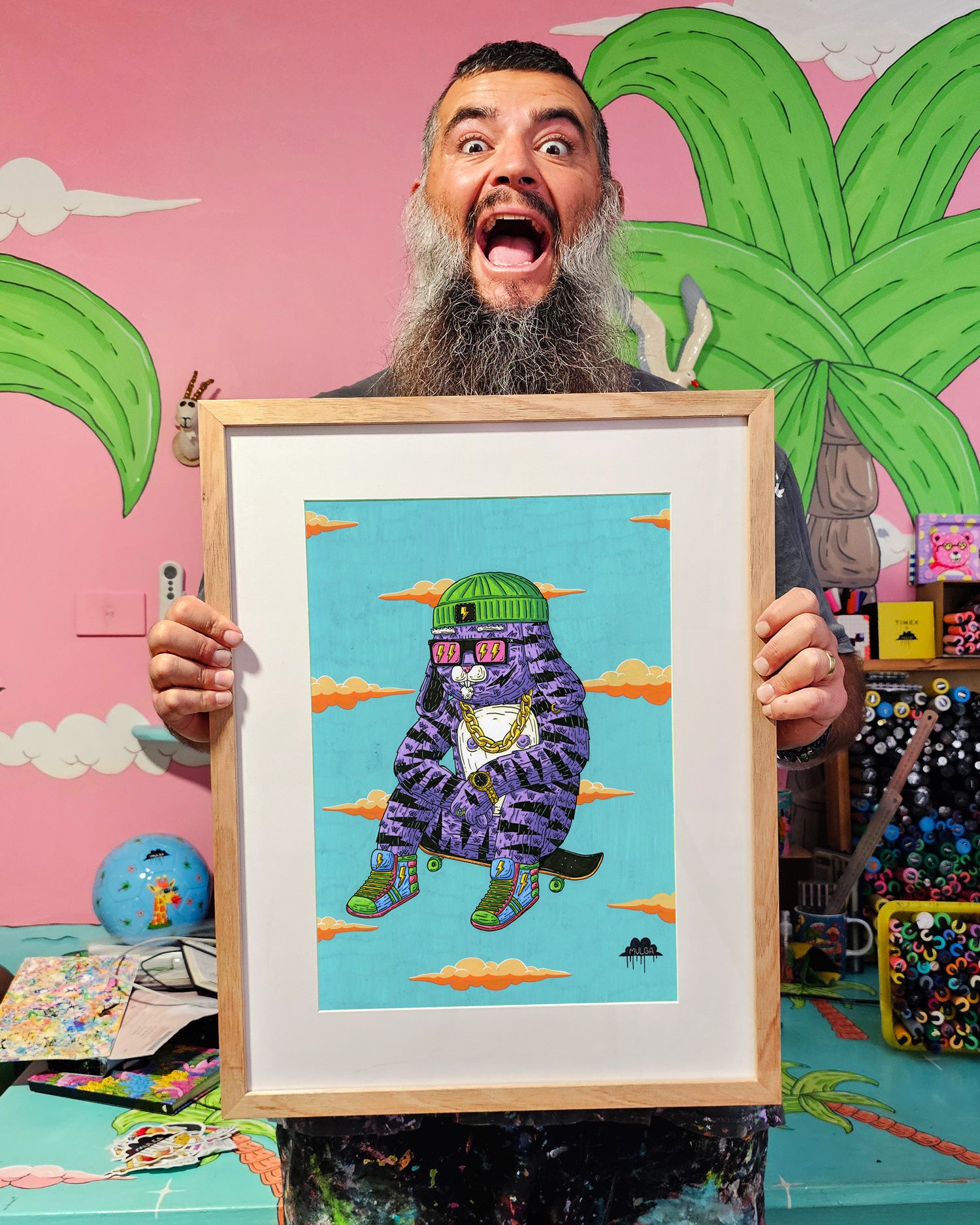 Nabbit Ravio Ravioli the Rabbit - Original Painting – Mulga The Artist