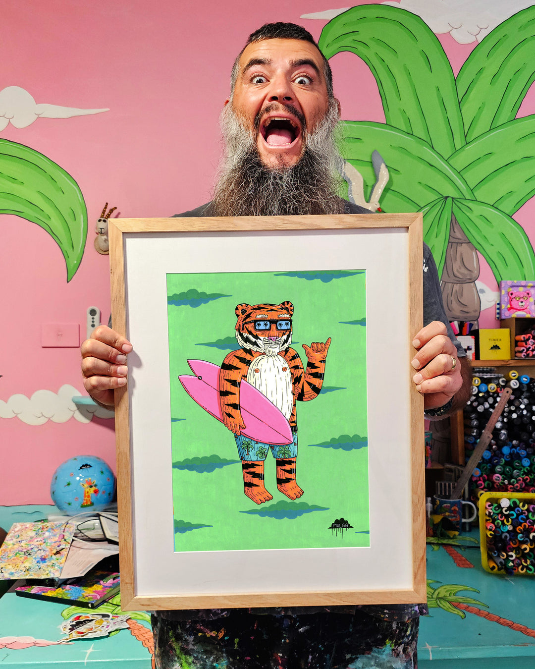 Teebo the Tiger - Original Painting