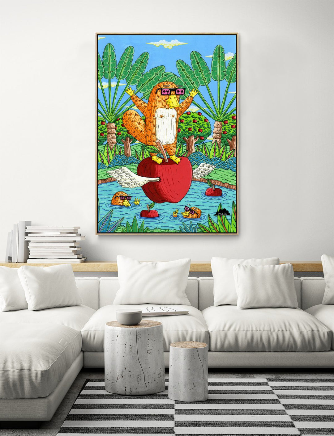 Pierre the Platypus - Fine Art Print