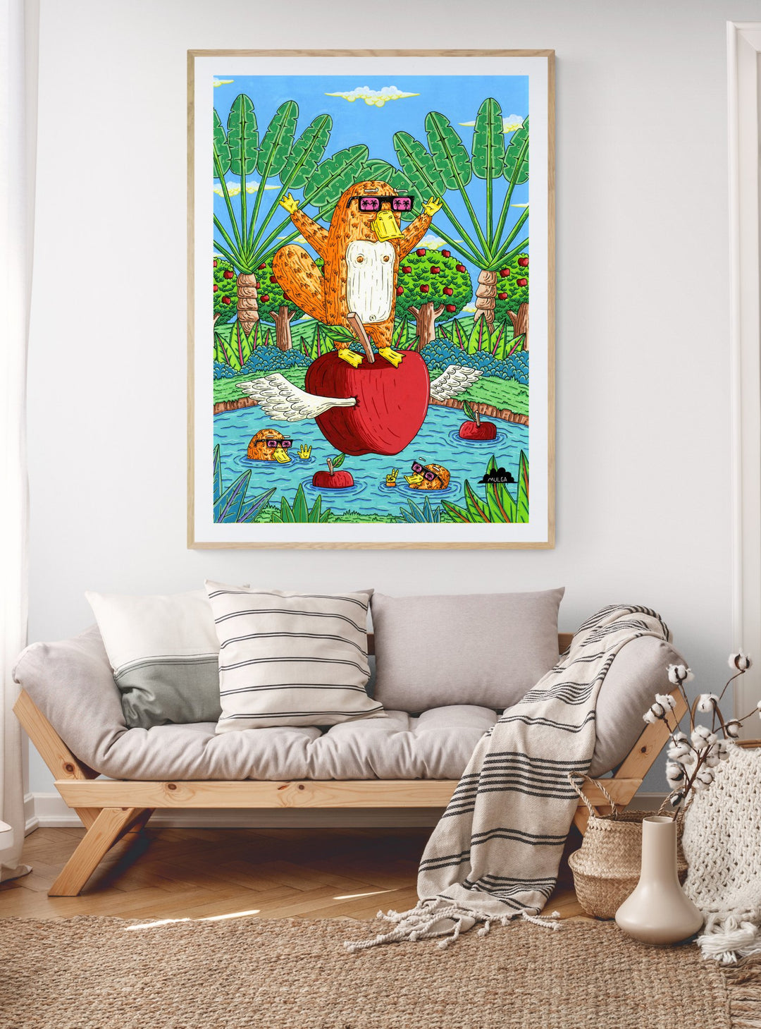 Pierre the Platypus - Fine Art Print