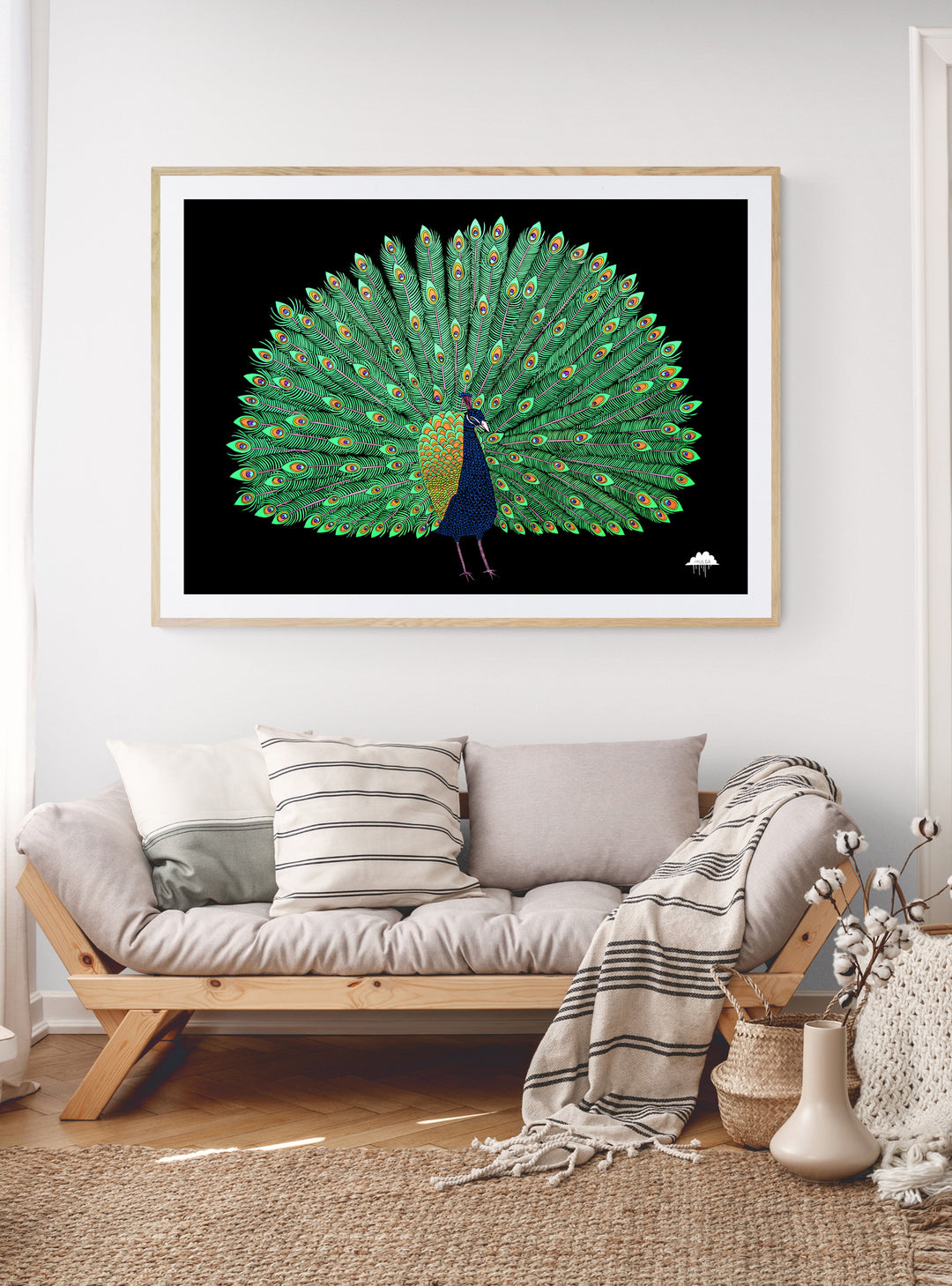 Pronger the Peacock - Fine Art Print