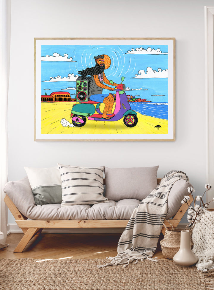 Scooter Joe - Fine Art Print