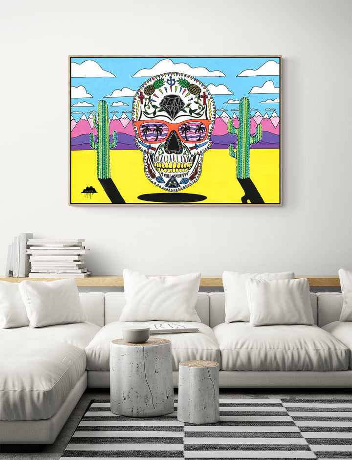 Siegfried the Sugar Skull - Fine Art Print