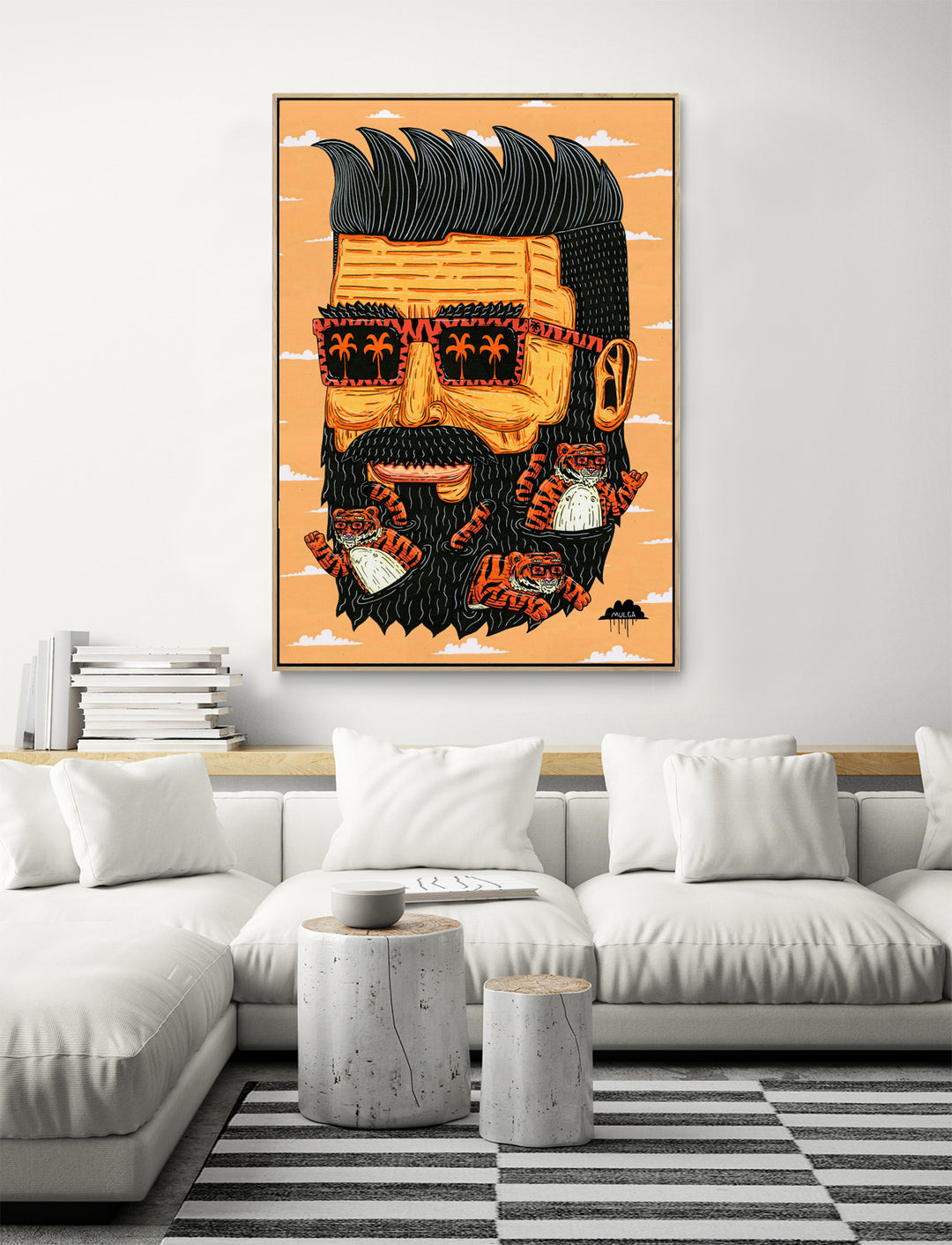 Tiger Beard  Brenden - Fine Art Print